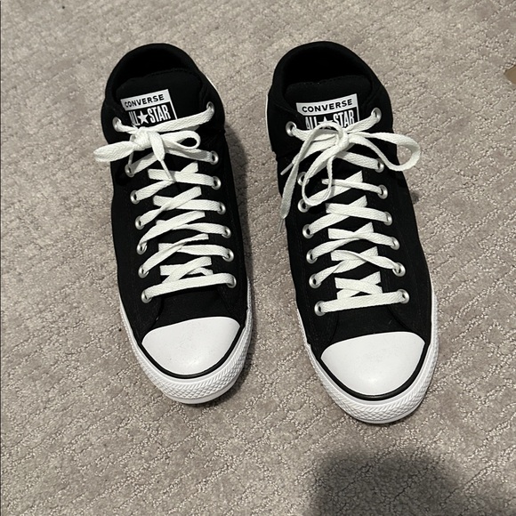 Converse CTAS Street Mid Crafted Black/Black/White Unisex Sneakers 151041F New - Picture 2 of 3